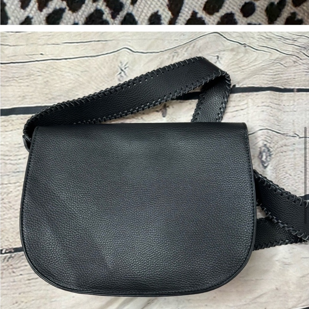 Sole Society Women’s Black Flip Crossbody
